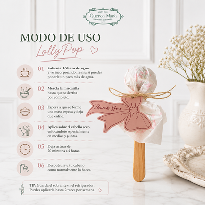 Lolly Pop | Mascarilla capilar sólida nutritiva