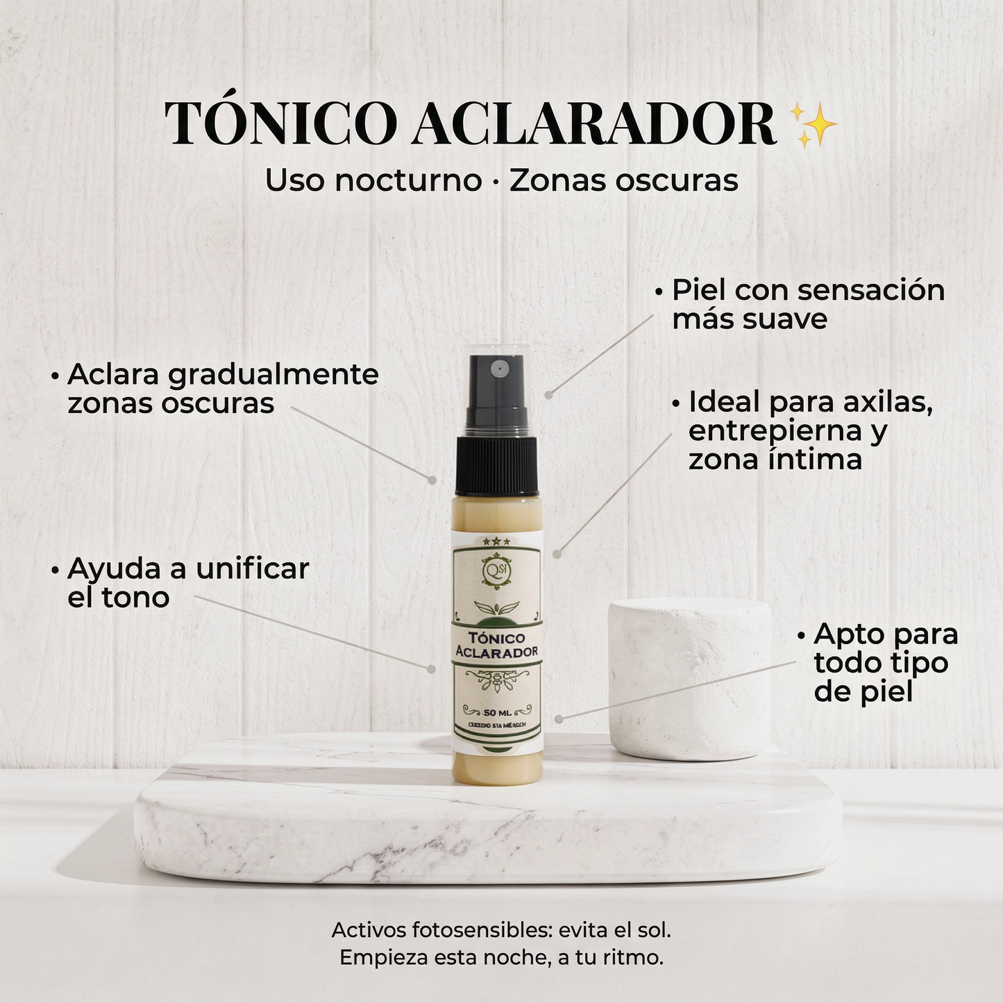 Tónico Aclarador